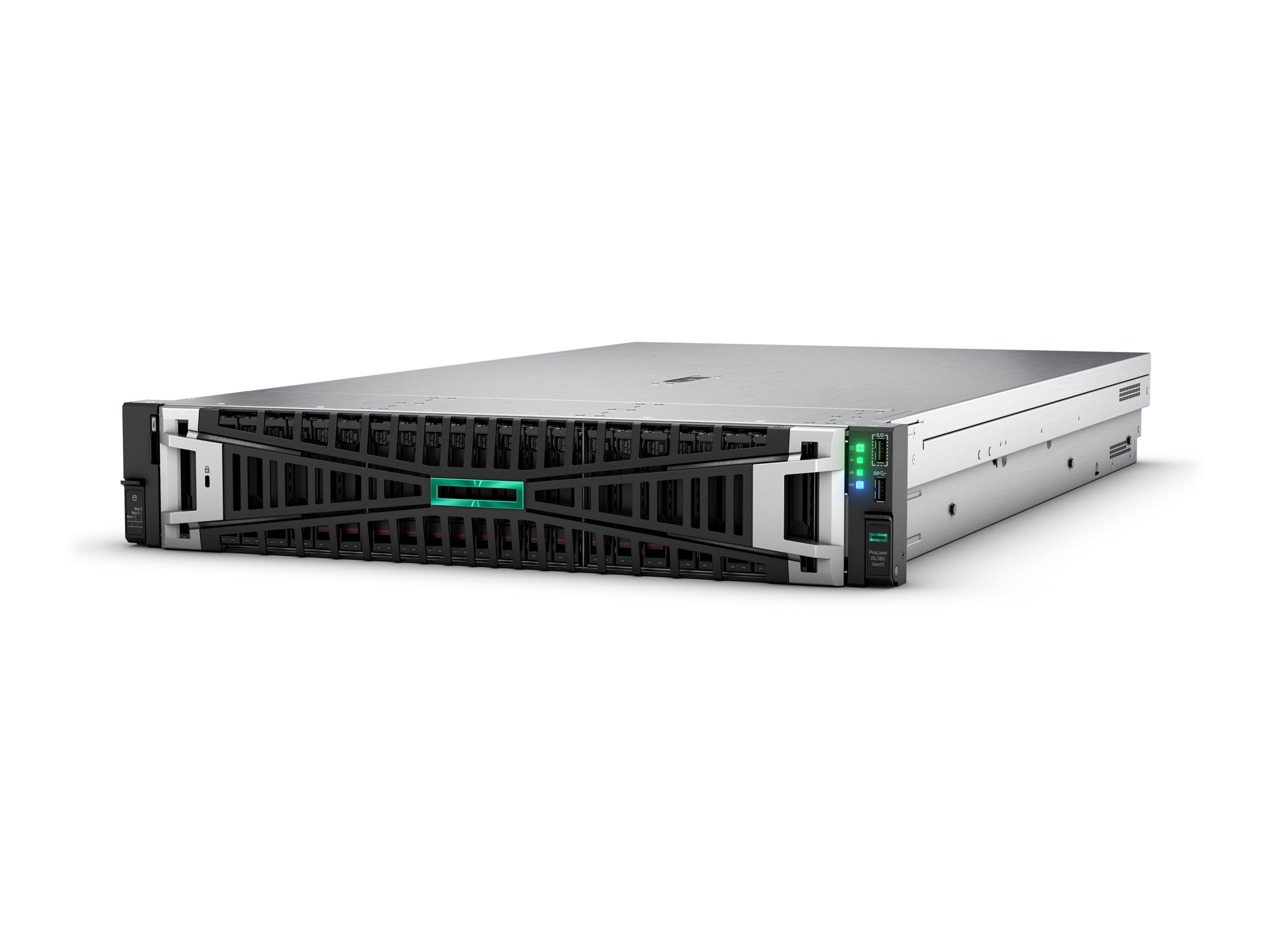 HPE ProLiant DL380 Gen11 - Server - Rack-Montage - 2U - zweiweg - 1 x Xeon Silver 4509Y  2.6 GHz - RAM 64 GB - SATASASNVMe - Hot-Swap 6.4 cm (2.5")
