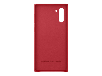 Samsung Leather Cover EF-VN970 - Hintere Abdeckung für Mobiltelefon - Leder - Rot - für Galaxy Note10, Note10 (Unlocked)