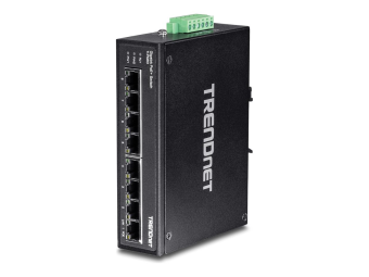 TRENDnet TI-PG80 - Switch - unmanaged - 8 x 100100010000 - an DIN-Schiene montierbar, wandmontierbar - PoE+ (200 W)