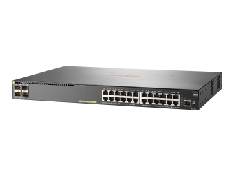 HPE Aruba 2930F 24G PoE+ 4SFP - Switch - L3 - managed - 24 x 101001000 (PoE+)