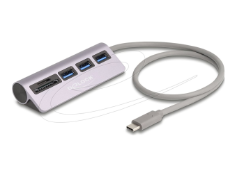 Delock Hub - 5 Gbps, with USB Type-C connector