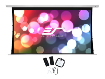 Elite Screens Saker Tab-Tension Series SKT100XH-E24-AUHD - Leinwand - Deckenmontage möglich, geeignet für Wandmontage - motorisiert - 254 cm (100")