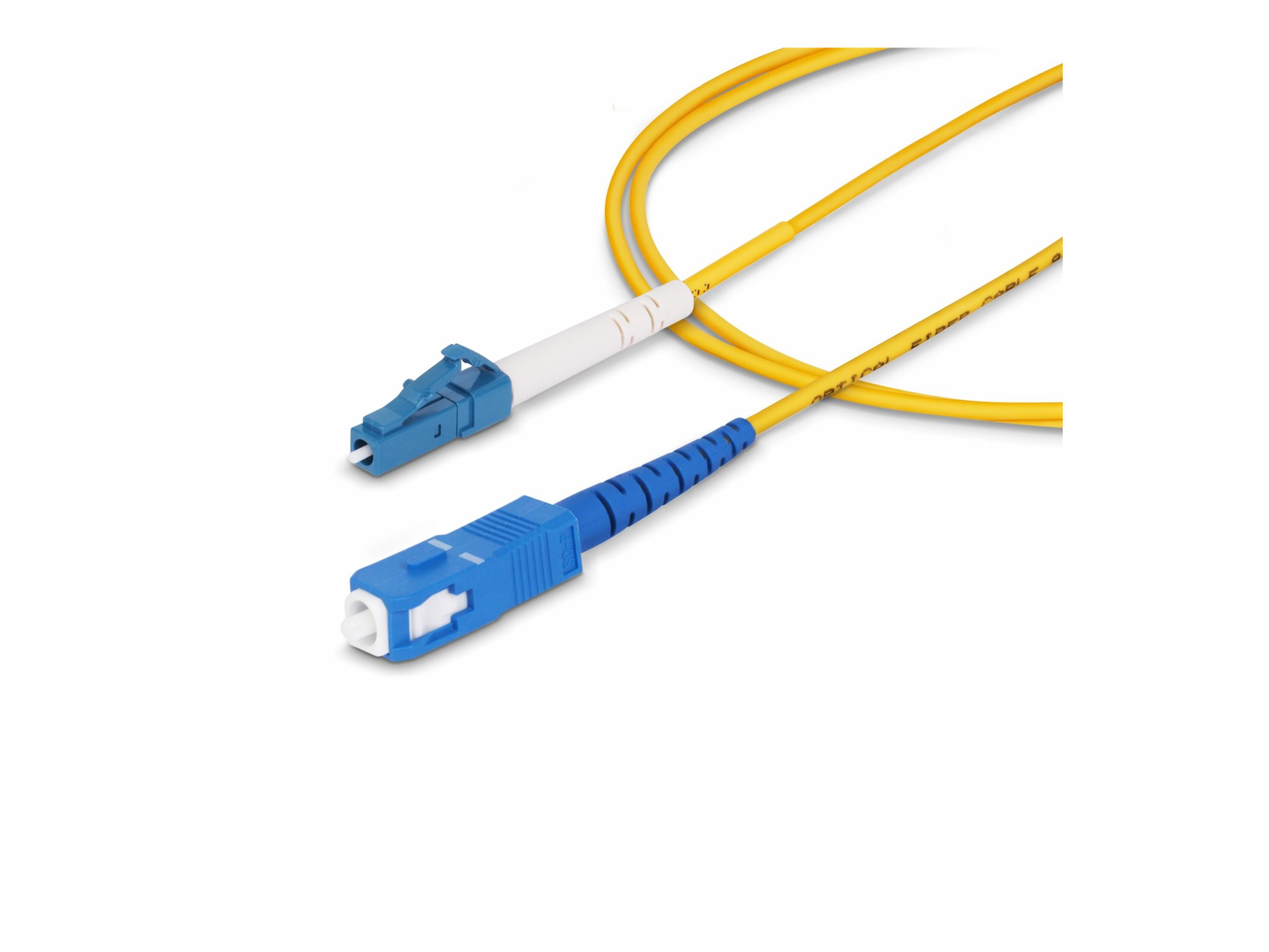 StarTech.com 5m (16.4ft) LC to SC (UPC) OS2 Single Mode Fiber Cable - Patch-Kabel - LCUPC Einzelmodus (M)