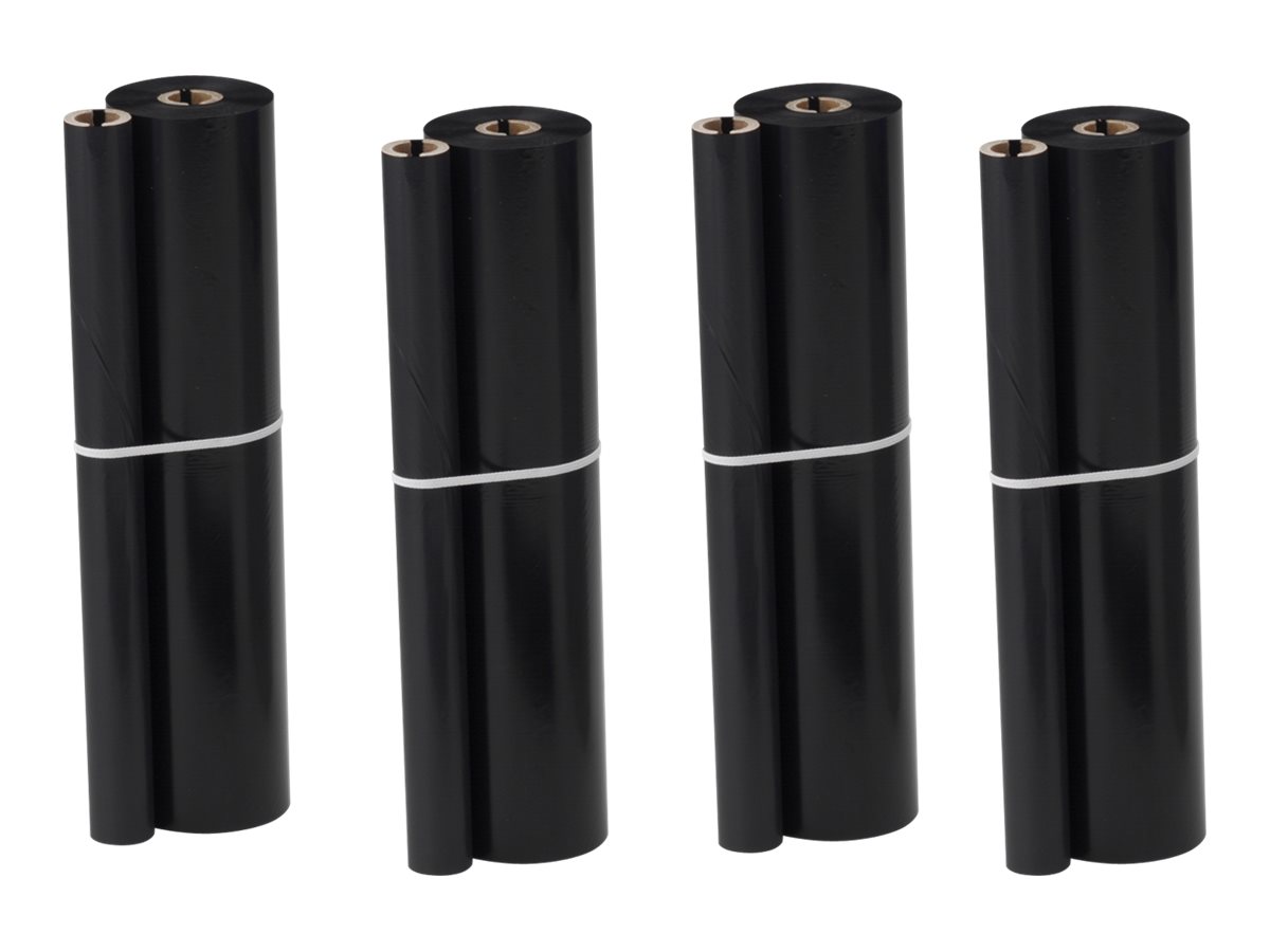 Brother 4er-Pack - Schwarz - Thermotransfer-Farbband