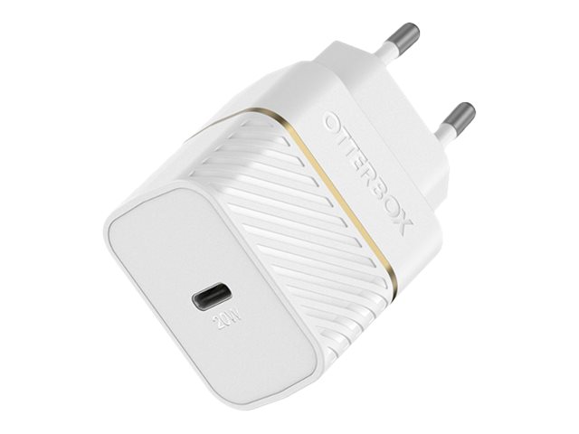 OtterBox Wall Charger - Netzteil - 20 Watt - 3 A - PD 3.0, USB BC 1.2 (24 pin USB-C)