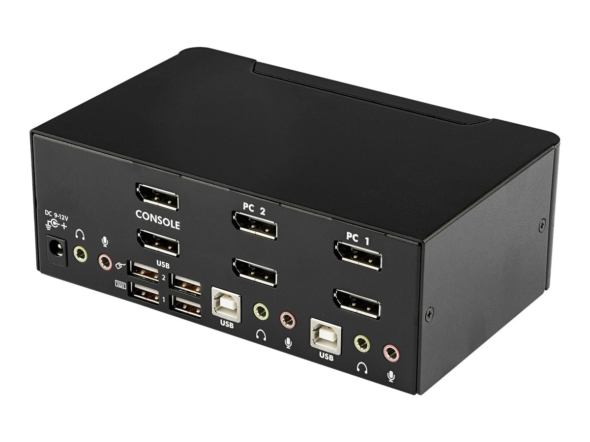 StarTech.com Startech 2 Port DisplayPort Dual Monitor KVM