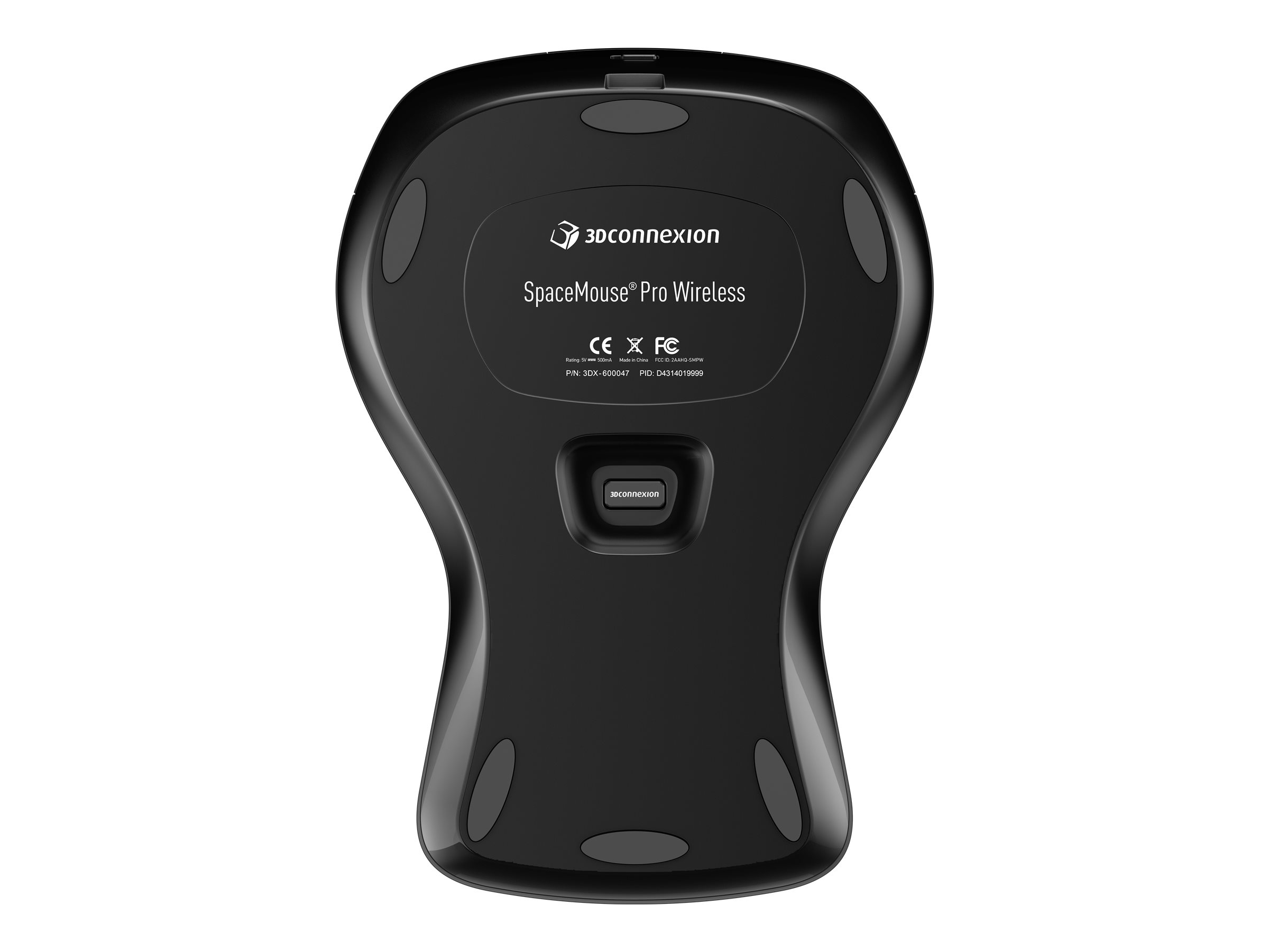 3Dconnexion SpaceMouse Pro Wireless - Bluetooth Edition - 3D-Maus - ergonomisch - 15 Tasten - kabellos - 2.4 GHz, Bluetooth, USB-C - kabelloser Empfänger (USB)
