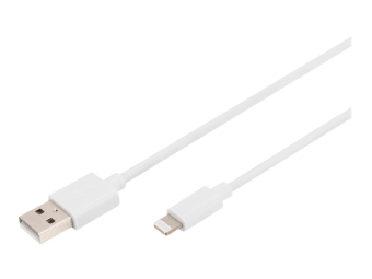 DIGITUS USB-A - Lightning Daten-Ladekabel, MFI zertifiziert, 2m
