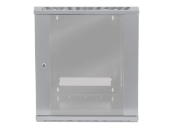 Intellinet Network Cabinet Wall Mount (Standard) 15U Usable Depth 260mmWidth 510mm Grey Flatpack Max 60kg Metal & Glass Door Back Panel Removeable Sides Suitable also for use on desk or floor 19Parts for wall install (eg screwsrawl plugs)