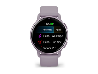 Garmin vívoactive 5 - Orchid - intelligente Uhr mit Band - Silikon - Handgelenkgröße 125-190 mm - Anzeige 3.04 cm (1.2)