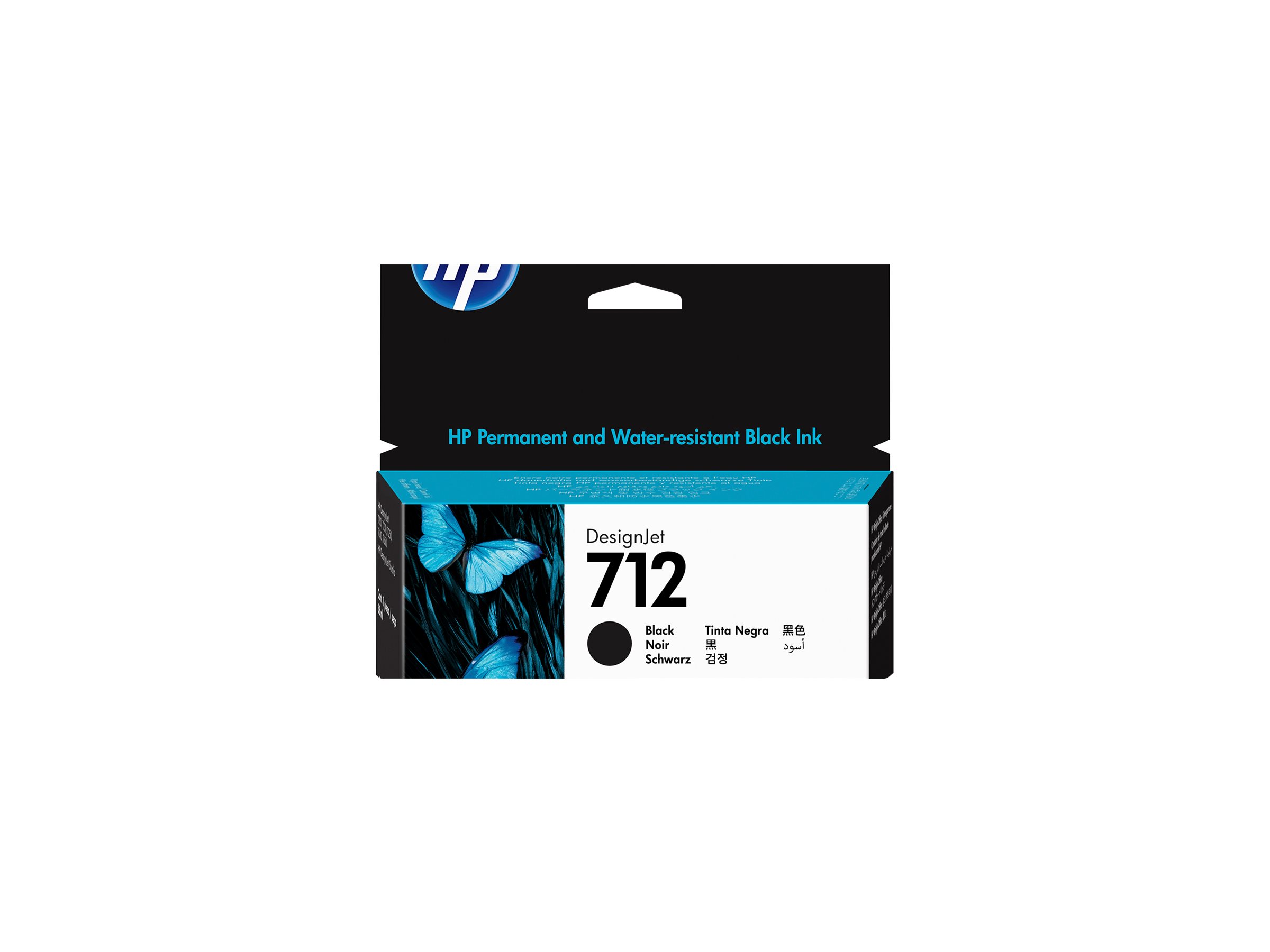 HP 712 - 38 ml - Schwarz - original - DesignJet