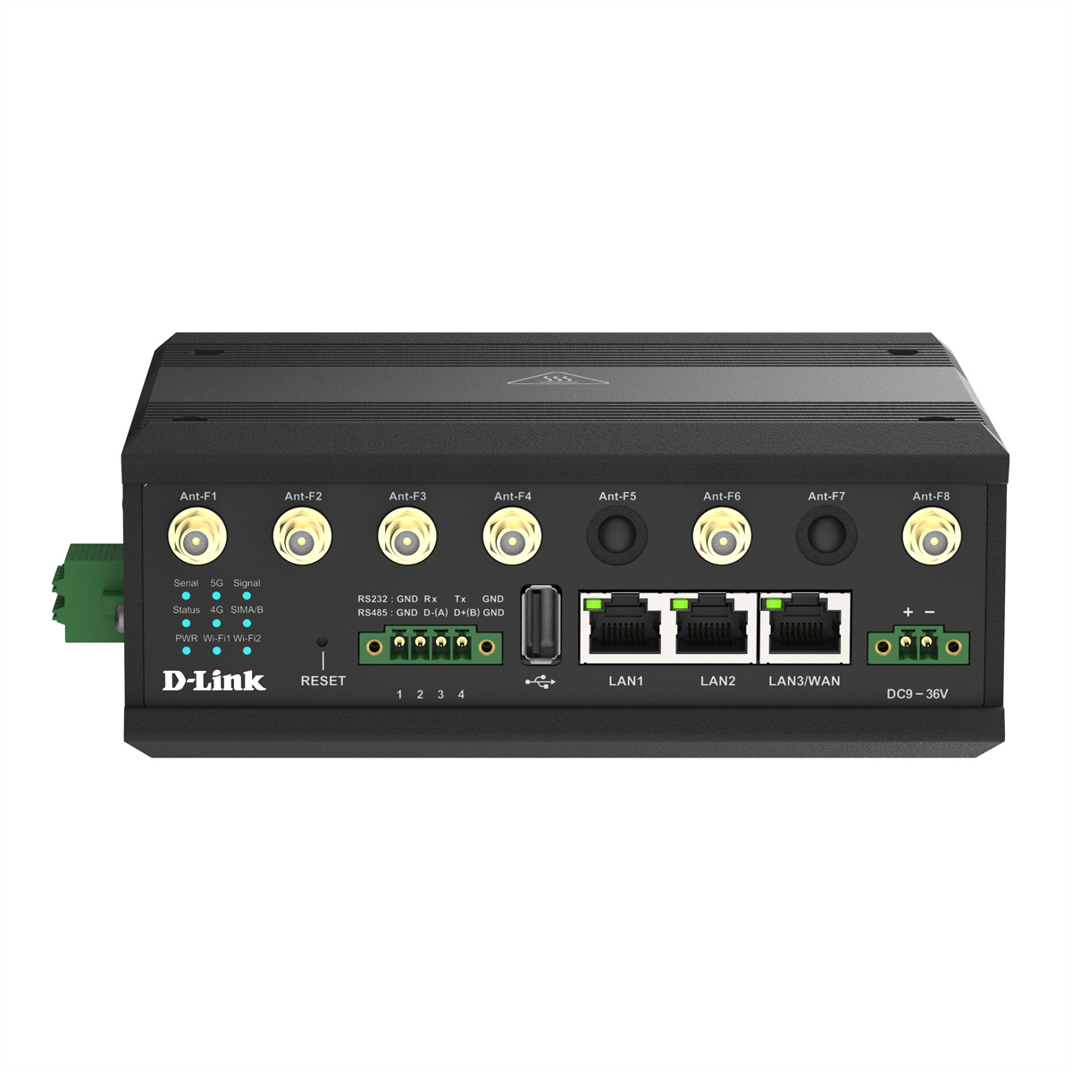 D-Link DOM-550-GSO - Gateway - 3 Anschlüsse - 1GbE, SNMP, SNMP v2c, SNMP v3