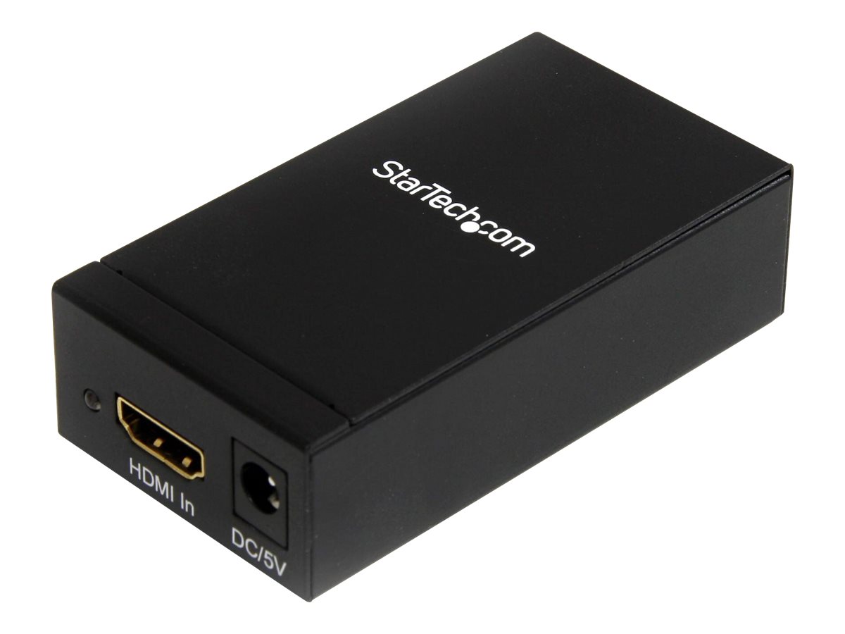 StarTech.com HDMI auf Displayport aktiv Adapter  Konverter - 1920x1200 - HDMI zu DP Wandler (BuchseBuchse)