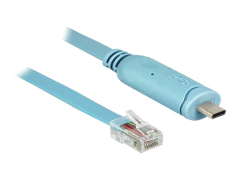 Delock Kabel seriell - 24 pin USB-C (M) zu RJ-45 (M)