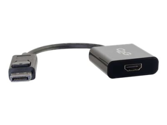 C2G DisplayPort to HDMI Active Adapter 4K UHD - Video Converter - Black - Videoanschluß - DisplayPort (M)