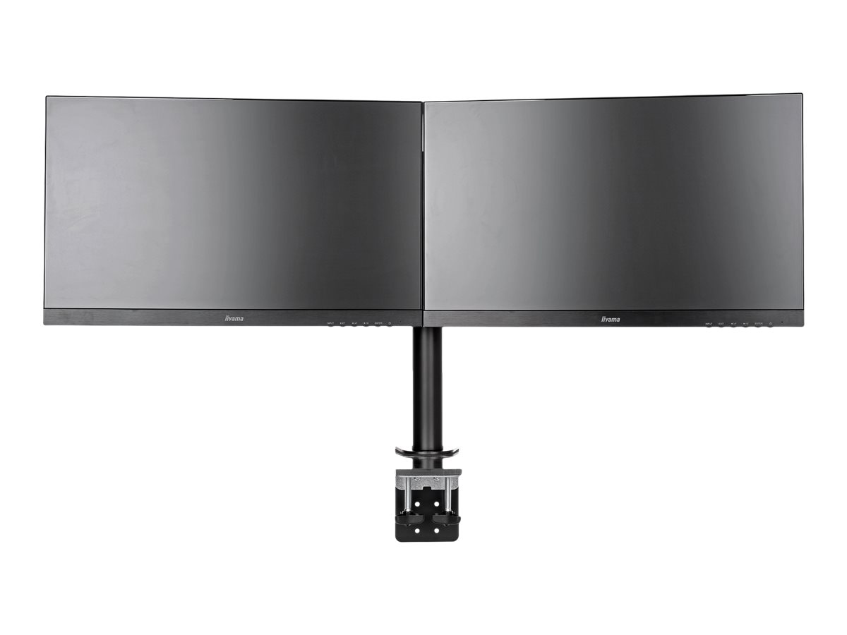 Iiyama DS1002C-B1 - Befestigungskit - für 2 Monitore (einstellbarer Arm)