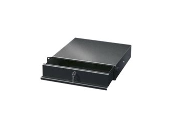 Rittal DK - Rack Storage Drawer - RAL 9005 - 2U - 48.3 cm (19")