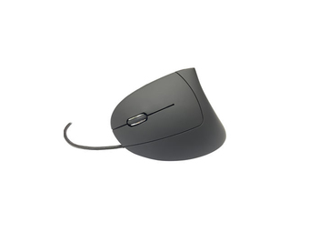 MEDIARANGE MROS231 - Linkshändig - Vertikale Ausführung - Optisch - USB Typ-A - 2400 DPI - Schwarz