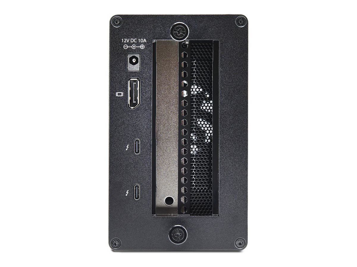 StarTech.com Thunderbolt 3 PCIe Expansion Chassis, Enclosure Box WDual PCI-E Slots, External PCIe Slots for LaptopsDesktopsAll-In-Ones, 8K4K Output Via TB3DP 1.4 Ports - For PCI Express Cards (2TBT3-PCIE-ENCLOSURE)