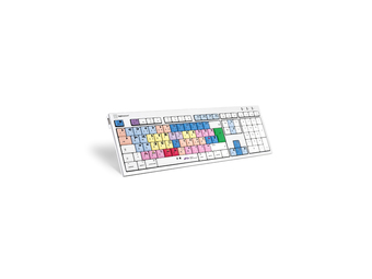 Logickeyboard LKB-MCOM4-CWMU-DE - Volle Größe (100%) - Kabelgebunden - USB - Mechanischer Switch - QWERTZ - Mehrfarbig