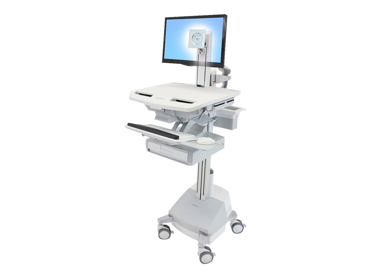 Ergotron Wagen - Konstante Krafttechnologie - für LCD-Display  PC-Ausrüstung - mit LCD-Drehpunkt, Schublade (1x1)