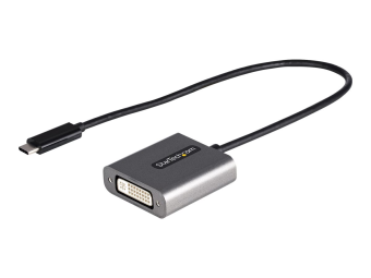 StarTech.com USB-C auf DVI Adapter - 1920x1200p - USB-C zu DVI-D - USB-C Dongle - USB Typ C auf DVI Monitoradapter - Videokonverter - Thunderbolt 3 kompatibel - 30cm Kabel (CDP2DVIEC)