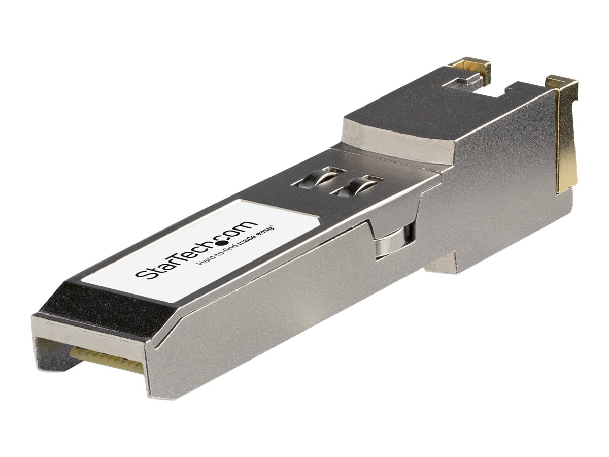 StarTech.com JL563A-ST Transceiver Modul (SFP+ Module, 100100010000Base-TX HP kompatibel, Kupfer, RJ-45 Kupfer mit DDM)