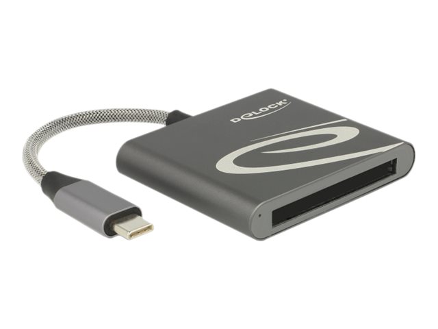 Delock USB Type-C Card Reader for CFast 2.0 memory cards - Kartenadapter (CFast Card Typ I, CFast Card Typ II)