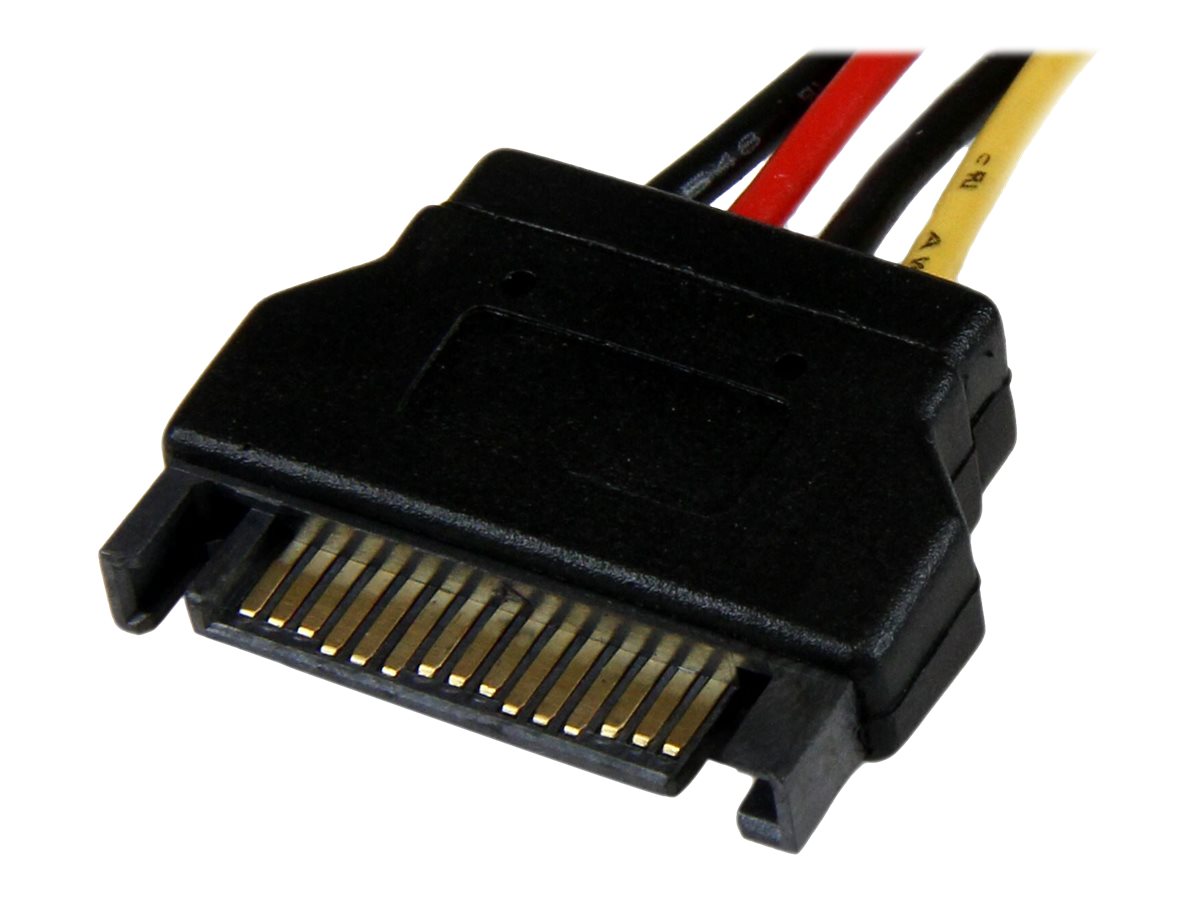 StarTech.com 30cm SATA auf Molex LP4 Stromadapter - BuSt - Serial ATA zu 4pin Stromkabel Adapter - Netzteil - interne Stromversorgung, 4-polig (W)