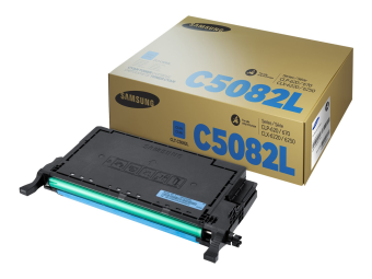 HP Samsung CLT-C5082L - Hohe Ergiebigkeit - Cyan - Original - Tonerpatrone (SU055A)