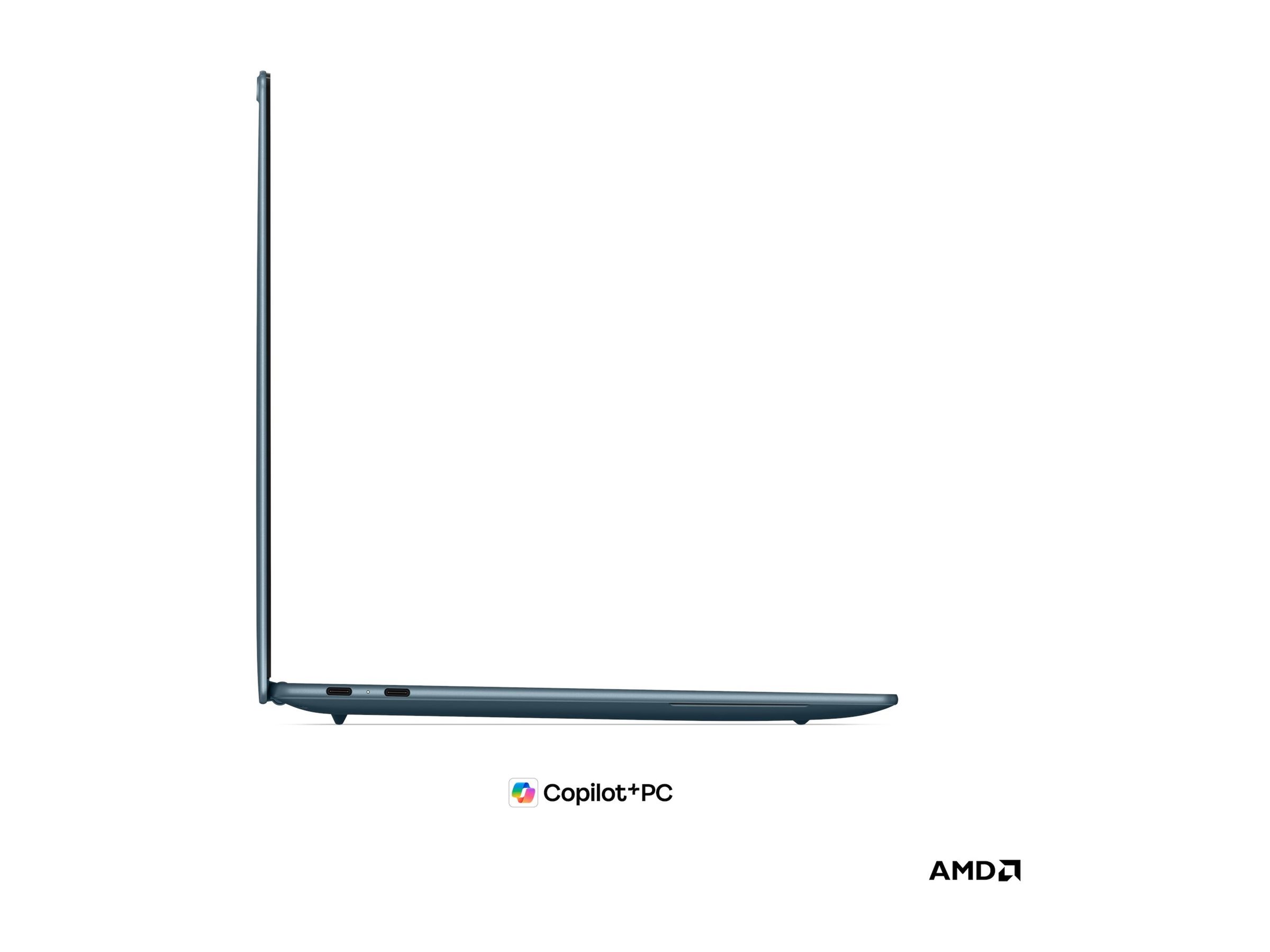 Lenovo Yoga Slim 7 14AGP11 83QS - 175-Grad Scharniertdesign - AMD Ryzen AI 7 445  2 GHz - Win 11 Home - Radeon 840M - 16 GB RAM - 512 GB SSD NVMe - 35.6 cm (14")