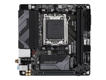 Gigabyte B650I AX - 1.0 - Motherboard - Mini-ITX - Socket AM5 - AMD B650 Chipsatz - USB 3.2 Gen 1, USB-C 3.2 Gen 1, USB 3.2 Gen 2 - 2.5 Gigabit LAN, Wi-Fi 6E, Bluetooth - Onboard-Grafik (CPU erforderlich)