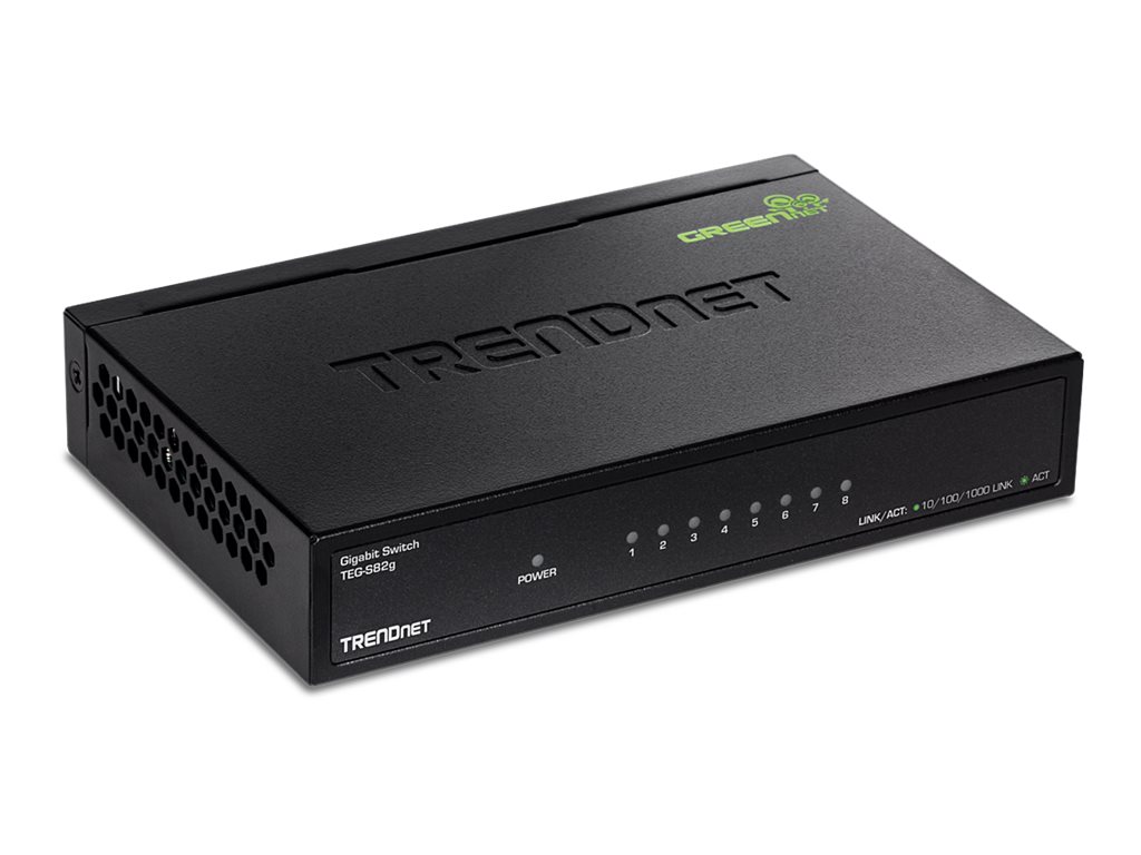 TRENDnet TEG S82g 8-Port Gigabit GREENnet Switch