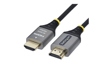 StarTech.com Startech - Premium Hochgeschwindigkeit - HDMI-Kabel mit Ethernet - HDMI männlich zu HDMI männlich - 3 m - abgeschirmt - schwarz & silber - 1440p (UWQHD)