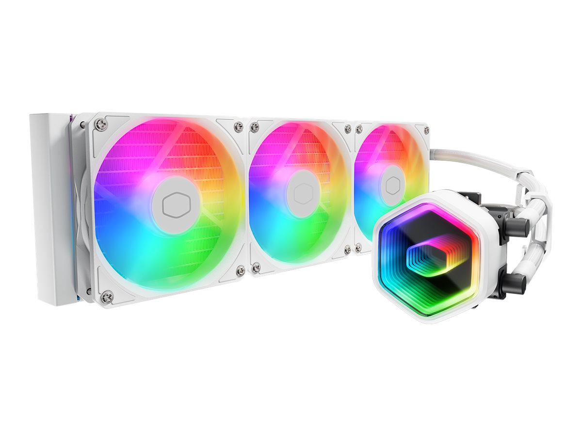 Cooler Master MasterLiquid 360 Core II - Prozessor-Flüssigkeitskühlsystem - Kühlergröße 360 mm - (für LGA1851, LGA1700, LGA1200, LGA2066, LGA2011-3, LGA2011, LGA1151, LGA1150, LGA1155, LGA1156, AM4, AM5)