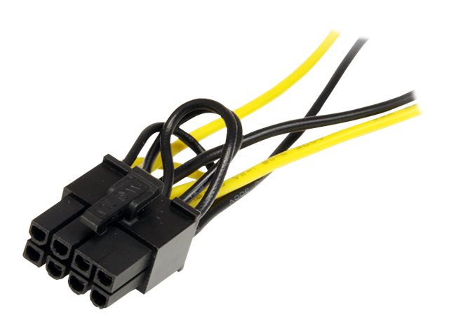 StarTech.com 15cm SATA Strom auf 8 pin PCI Express Grafikkarten Stromkabel - PCIe Y-Kabel Adapter - Stromkabel - SATA-Stromstecker (M)