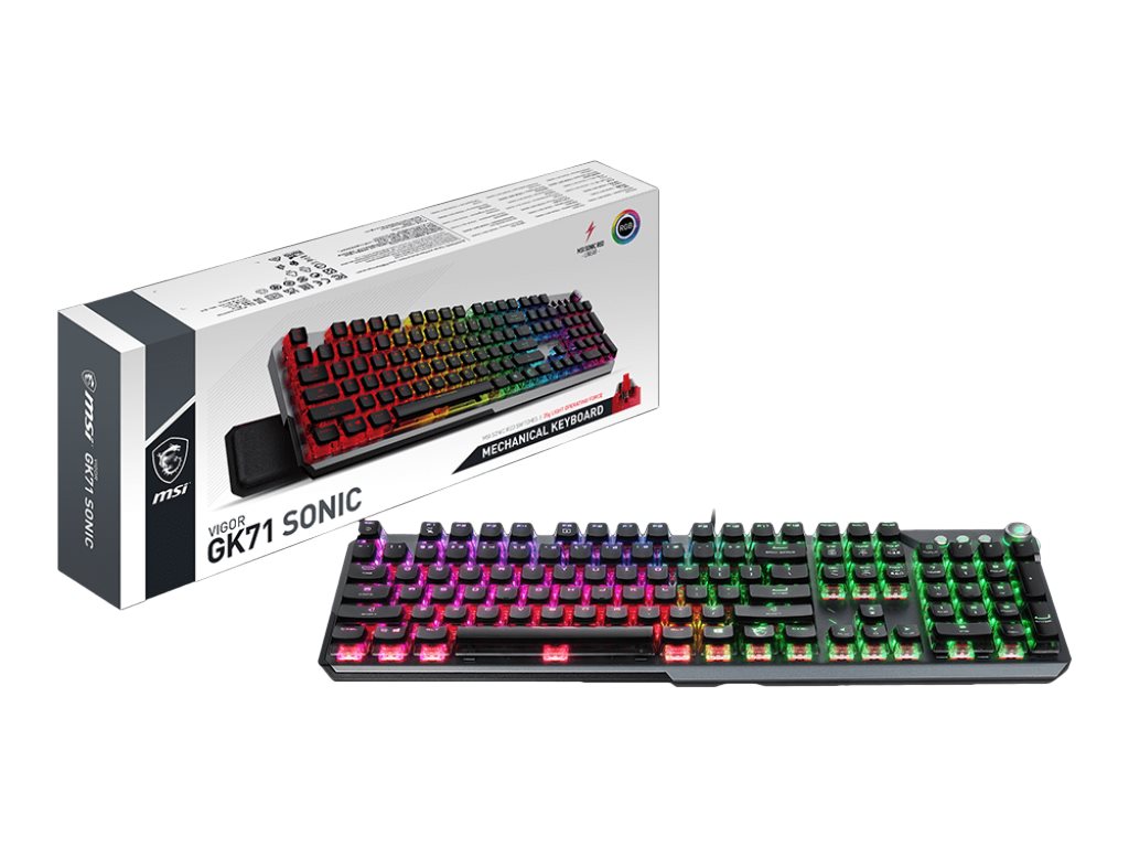MSI Vigor GK71 Sonic - Tastatur - Hintergrundbeleuchtung