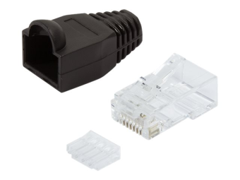 LogiLink Netzwerkanschluss - RJ-45 (M) - ungeschirmt - CAT 6 (Packung mit 100)