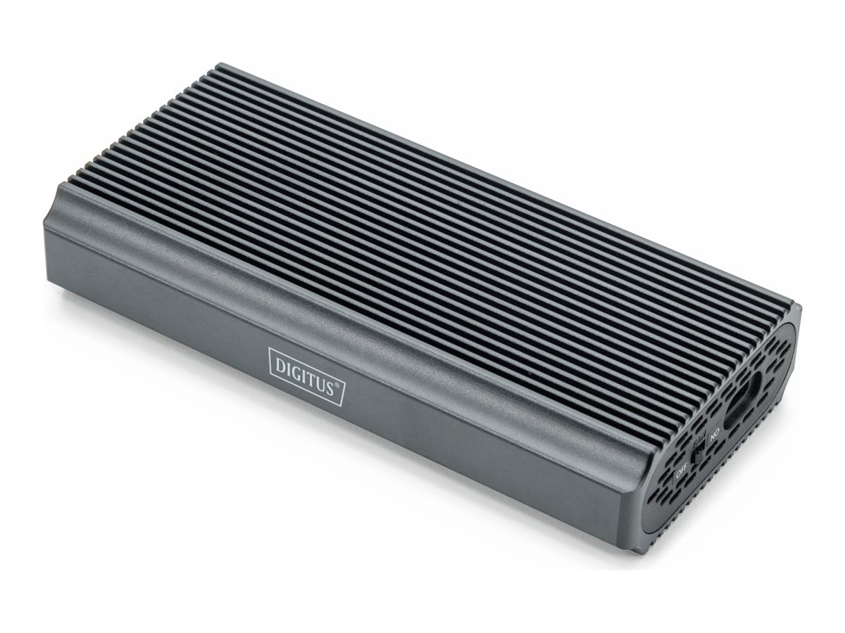 DIGITUS USB M.2 Festplattengehäuse, SSD, extern, NVMe, 40Gbps, USB 4.0, Aluminium, werkzeugfrei