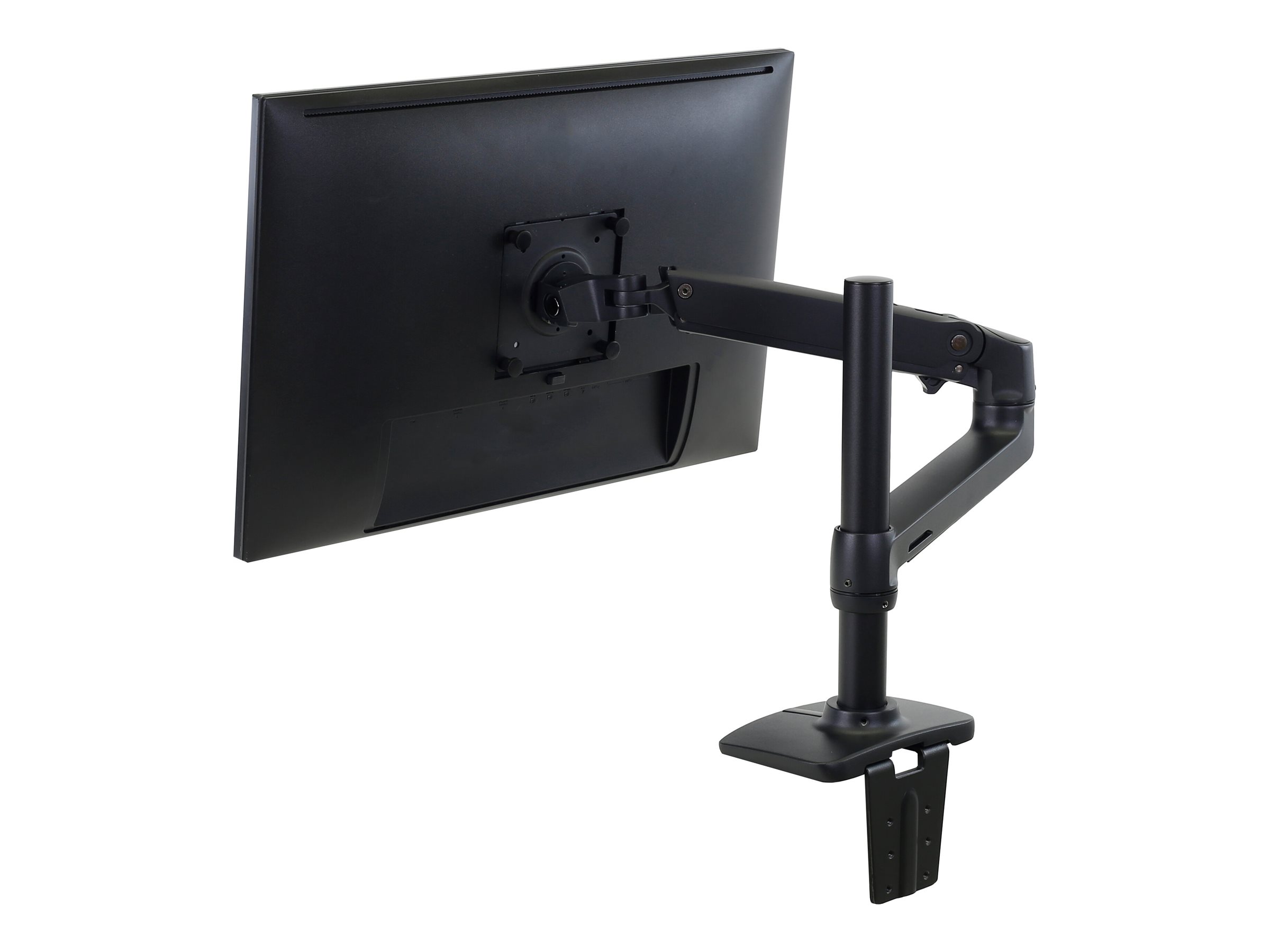 Ergotron Befestigungskit (Gelenkarm, hohe Säule, 2-teilige Tischklemme) - für Monitor - Aluminium - mattschwarz - Bildschirmgröße bis zu 86,4 cm (bis zu 34 Zoll)