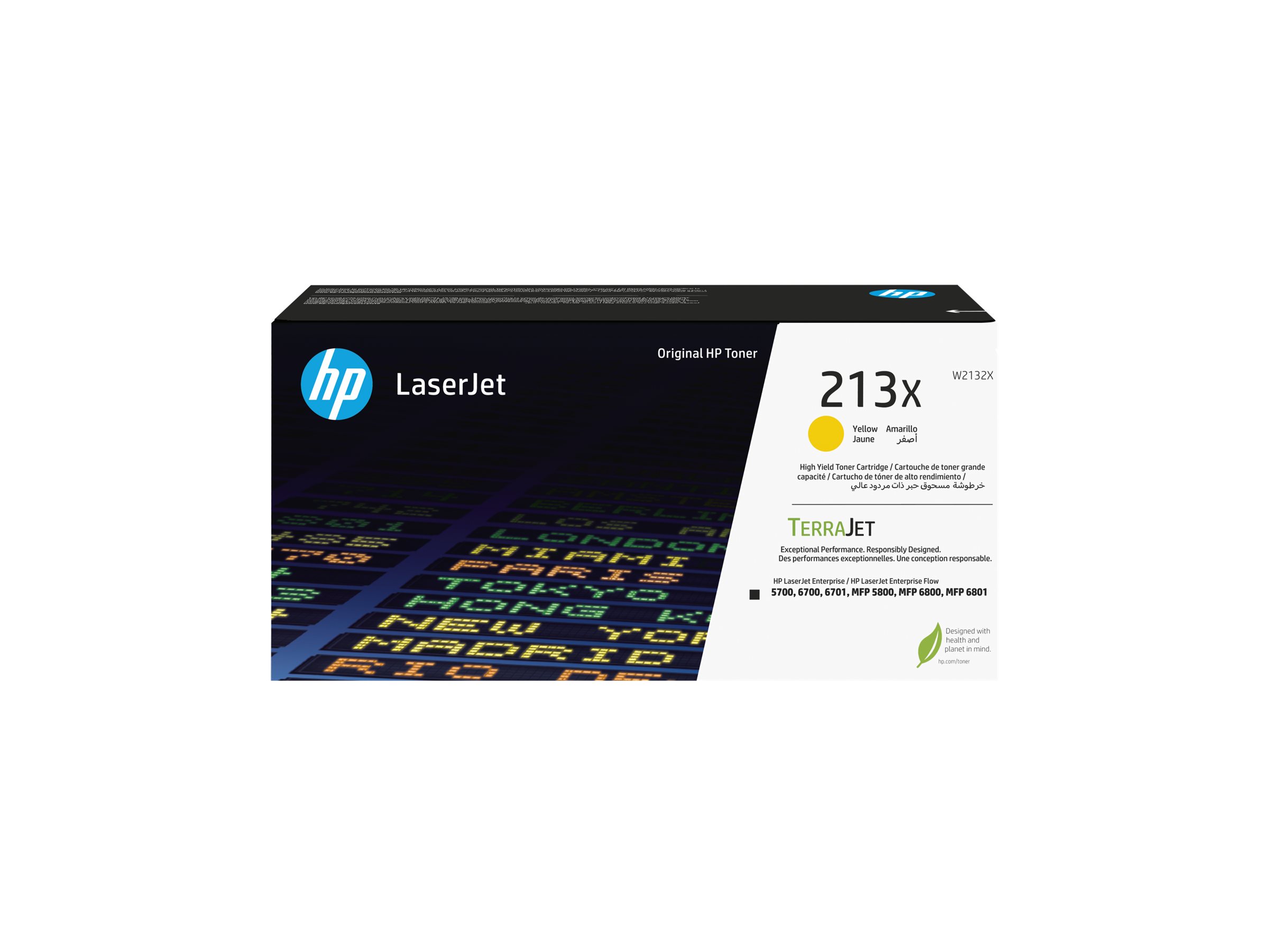 HP 213X - Hohe Ergiebigkeit - Gelb - original - LaserJet - Tonerpatrone (W2132X)