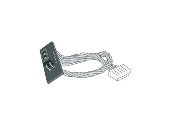 Zebra Abstandsensor, beweglich - oben