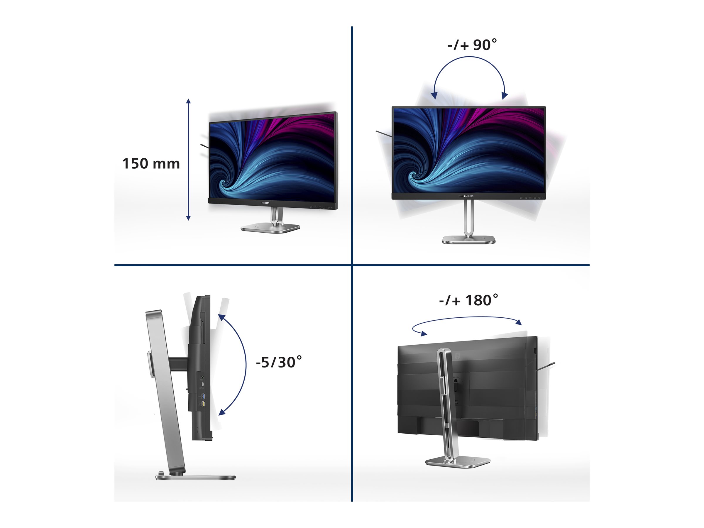 Philips 27B2U4601 - 4000 Series - LED-Monitor - 69 cm (27")