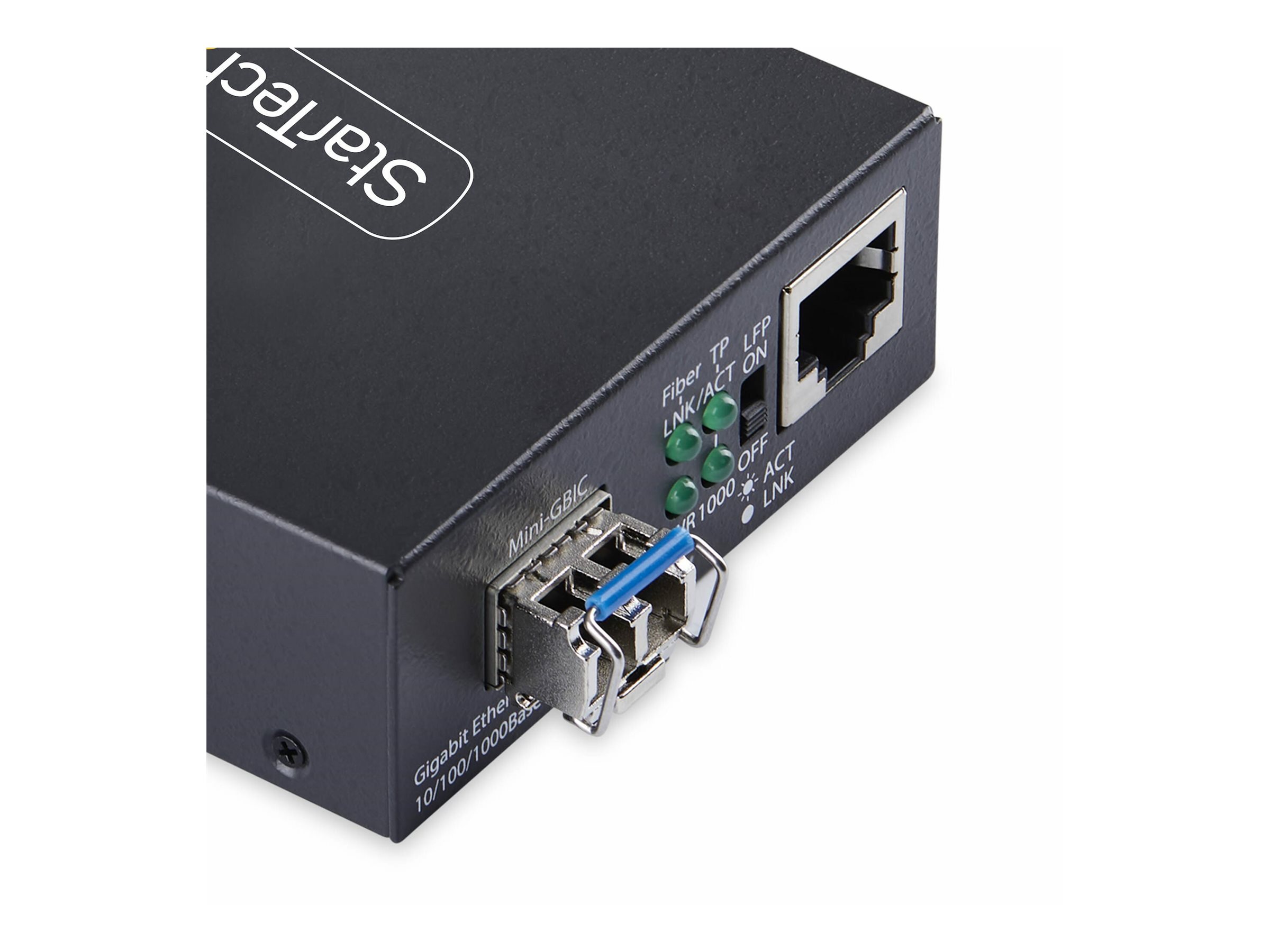 StarTech.com Startech - Medienkonverter - 1GbE - über Glasfaser