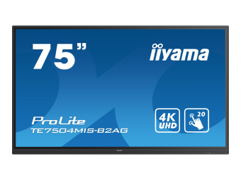 Iiyama ProLite TE7504MIS-B2AG - 190 cm (75") Diagonalklasse LCD-Display mit LED-Hintergrundbeleuchtung - interaktive Digital Signage - mit Integrierter Media-Player und Touchscreen (Multi-Touch)