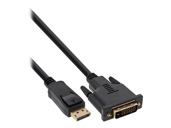 InLine DisplayPort zu DVI Konverter Kabel - schwarz - 1,5m