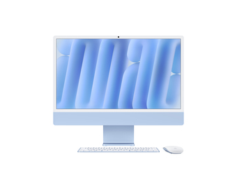 Apple iMac Z1K5 59.62cm Nano Glas M4 10C CPU10C GPU16C N.E. SSD Gbit Eth MM NumKey TID DE Blau