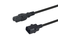 Equip Netzkabel Anschl. C14 -> C15 schwarz - StromNetzteil