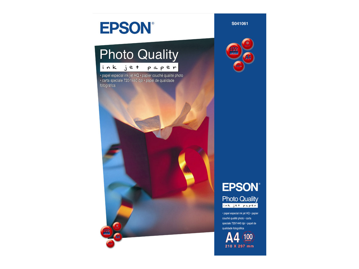 Epson Photo Quality Ink Jet Paper - Matt - beschichtet - 4,9 mil - hochweiß - Super A3B (330 x 483 mm)
