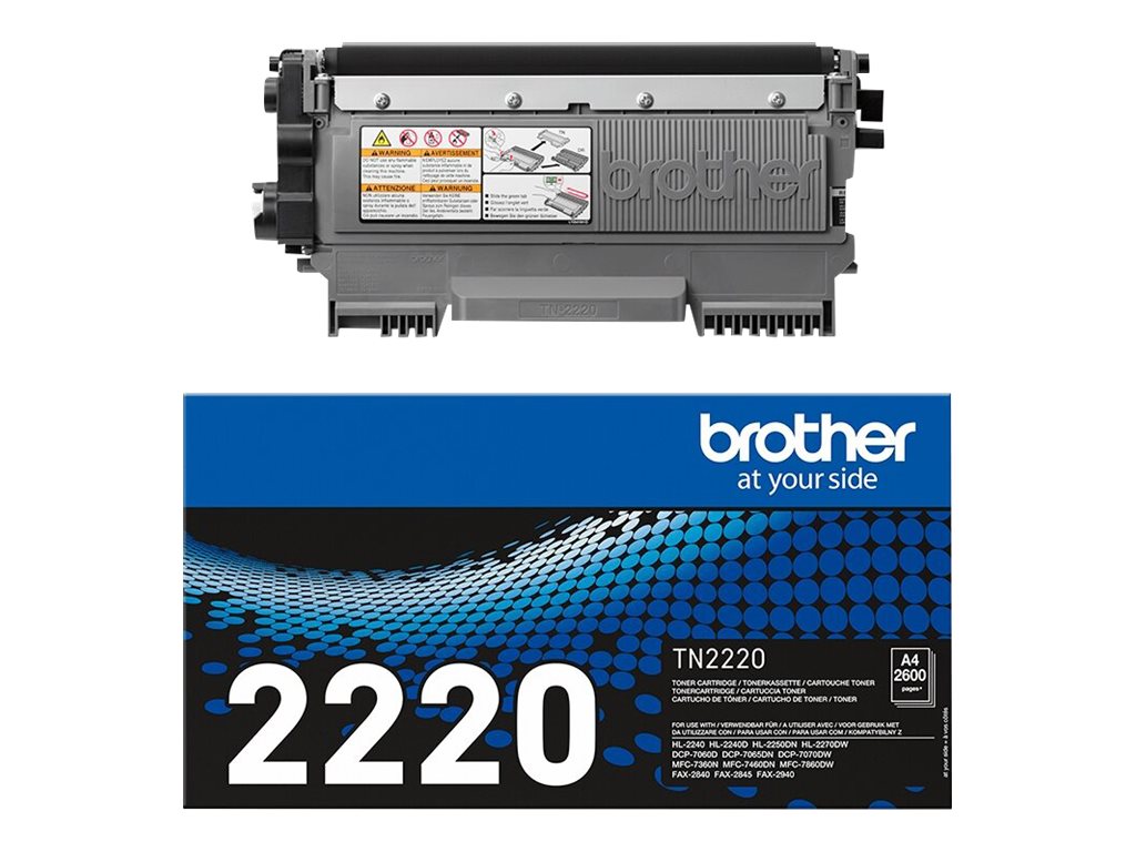 Brother TN2220 - Schwarz - original - Tonerpatrone